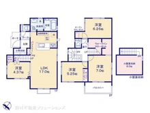 【埼玉県/志木市柏町】志木市柏町5丁目 新築一戸建て 間取り図