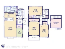 【埼玉県/志木市柏町】志木市柏町5丁目 新築一戸建て 間取り図