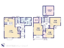 【埼玉県/志木市柏町】志木市柏町5丁目 新築一戸建て 間取り図
