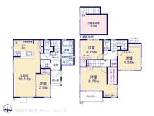 【埼玉県/志木市柏町】志木市柏町5丁目 新築一戸建て 間取り図