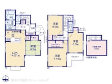 【埼玉県/志木市柏町】志木市柏町5丁目 新築一戸建て 間取り図