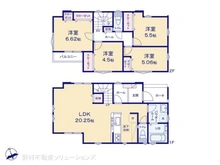【埼玉県/和光市下新倉】和光市下新倉4丁目 新築一戸建て 間取り図
