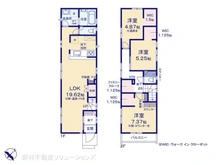 【東京都/板橋区西台】板橋区西台2丁目 新築一戸建て 間取り図