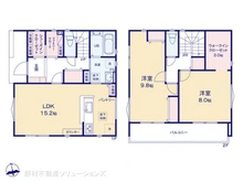 【埼玉県/志木市柏町】志木市柏町5丁目 中古一戸建て 間取り図