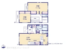 【埼玉県/志木市柏町】志木市柏町5丁目 中古一戸建て 間取り図