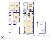 【東京都/板橋区西台】板橋区西台2丁目 新築一戸建て 間取り図