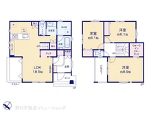 【埼玉県/朝霞市三原】朝霞市三原5丁目 新築一戸建て 間取り図