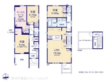 【東京都/練馬区北町】練馬区北町2丁目 新築一戸建て 間取り図
