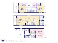 【神奈川県/川崎市中原区今井西町】川崎市中原区今井西町 新築一戸建て 間取り図