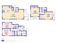 【神奈川県/川崎市中原区上平間】川崎市中原区上平間 新築一戸建て 間取り図