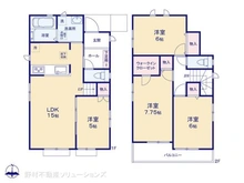 【東京都/東大和市狭山】東大和市狭山4丁目 新築一戸建て 間取り図