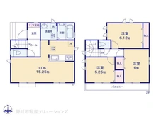 【東京都/東大和市狭山】東大和市狭山4丁目 新築一戸建て 間取り図