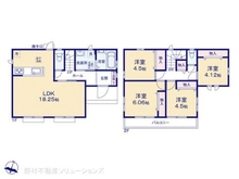 【東京都/東大和市狭山】東大和市狭山4丁目 新築一戸建て 間取り図