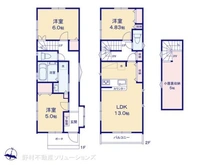 【東京都/国分寺市高木町】国分寺市高木町1丁目 新築一戸建て 間取り図