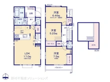 【東京都/小平市学園西町】小平市学園西町2丁目 新築一戸建て 間取り図