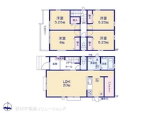 【東京都/東大和市向原】東大和市向原2丁目 新築一戸建て 間取り図