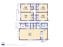 【東京都/東大和市向原】東大和市向原2丁目 新築一戸建て 間取り図