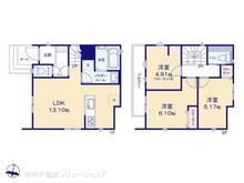 【東京都/国分寺市西町】国分寺市西町1丁目 新築一戸建て 間取り図