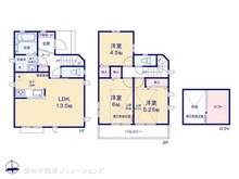 【東京都/小平市小川町】小平市小川町1丁目 新築一戸建て 間取り図