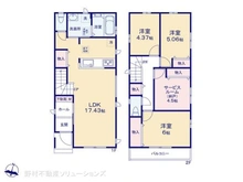 【東京都/東大和市南街】東大和市南街5丁目 新築一戸建て 間取り図