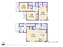 【東京都/小平市上水新町】小平市上水新町3丁目 新築一戸建て 間取り図