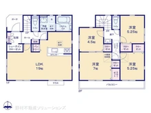 【東京都/国立市富士見台】国立市富士見台4丁目 新築一戸建て 間取り図