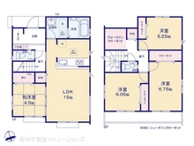 【東京都/小平市上水新町】小平市上水新町2丁目 新築一戸建て 間取り図