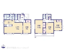 【東京都/東大和市高木】東大和市高木2丁目 新築一戸建て 間取り図