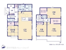 【東京都/小平市上水新町】小平市上水新町2丁目 新築一戸建て 間取り図