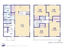 【東京都/小平市上水新町】小平市上水新町2丁目 新築一戸建て 間取り図