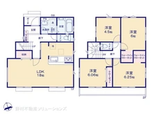 【東京都/小平市上水新町】小平市上水新町2丁目 新築一戸建て 間取り図
