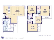 【東京都/小平市小川東町】小平市小川東町 新築一戸建て 間取り図