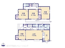 【東京都/東大和市狭山】東大和市狭山4丁目 新築一戸建て 間取り図