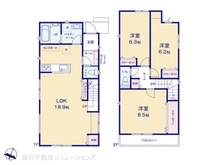 【東京都/国分寺市西町】国分寺市西町2丁目 新築一戸建て 間取り図
