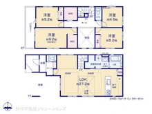 【東京都/国立市中】国立市中3丁目 新築一戸建て 間取り図