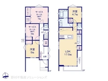 【東京都/国立市富士見台】国立市富士見台3丁目 新築一戸建て 間取り図