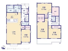 【東京都/東大和市南街】東大和市南街3丁目 新築一戸建て 間取り図