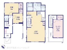 【東京都/国分寺市東戸倉】国分寺市東戸倉2丁目 新築一戸建て 間取り図