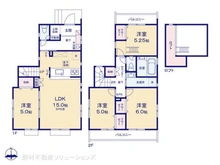 【東京都/国分寺市北町】国分寺市北町1丁目 新築一戸建て 間取り図