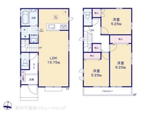 【東京都/東大和市中央】東大和市中央4丁目 新築一戸建て 間取り図