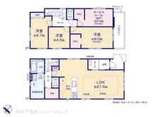 【東京都/国分寺市戸倉】国分寺市戸倉3丁目 新築一戸建て 間取り図