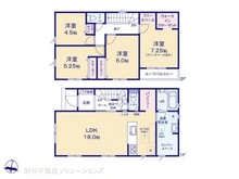 【東京都/東大和市南街】東大和市南街3丁目 新築一戸建て 間取り図