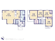 【東京都/国分寺市戸倉】国分寺市戸倉2丁目 新築一戸建て 間取り図