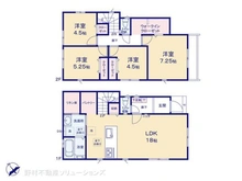 【東京都/国立市富士見台】国立市富士見台1丁目 新築一戸建て 間取り図