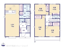 【東京都/東大和市向原】東大和市向原1丁目 新築一戸建て 間取り図