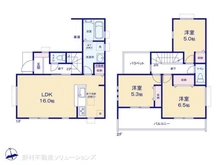 【東京都/小平市上水本町】小平市上水本町1丁目 新築一戸建て 間取り図