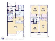 【東京都/東大和市仲原】東大和市仲原3丁目 新築一戸建て 間取り図