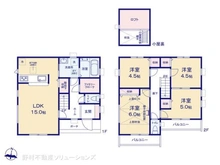 【東京都/小平市小川東町】小平市小川東町 新築一戸建て 間取り図