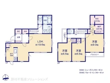 【東京都/国立市東】国立市東4丁目 新築一戸建て 間取り図