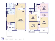 【東京都/小平市小川西町】小平市小川西町5丁目 新築一戸建て 間取り図